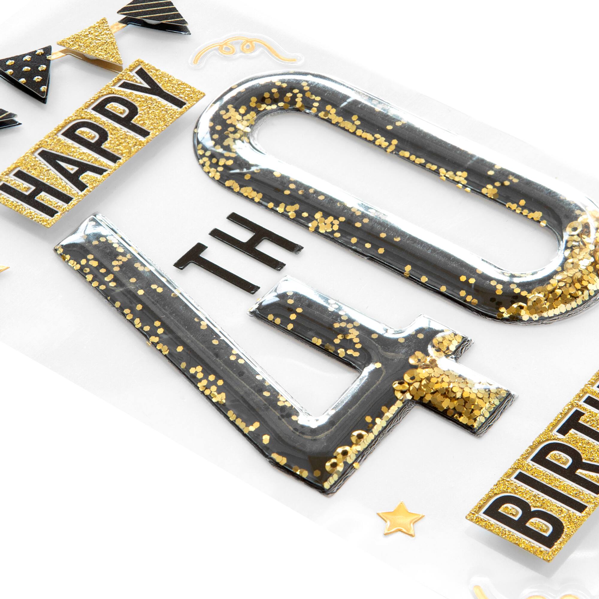 40th Birthday Dimensional Stickers by Recollections™